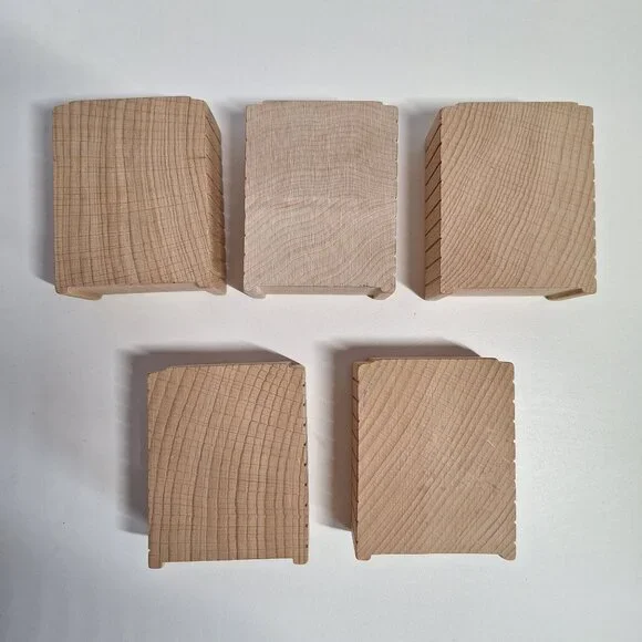 Wooden Bridge Riser Elevated Train Track Railway Thomas Compatible Blocks 2.5x2 - Picture 6 of 10